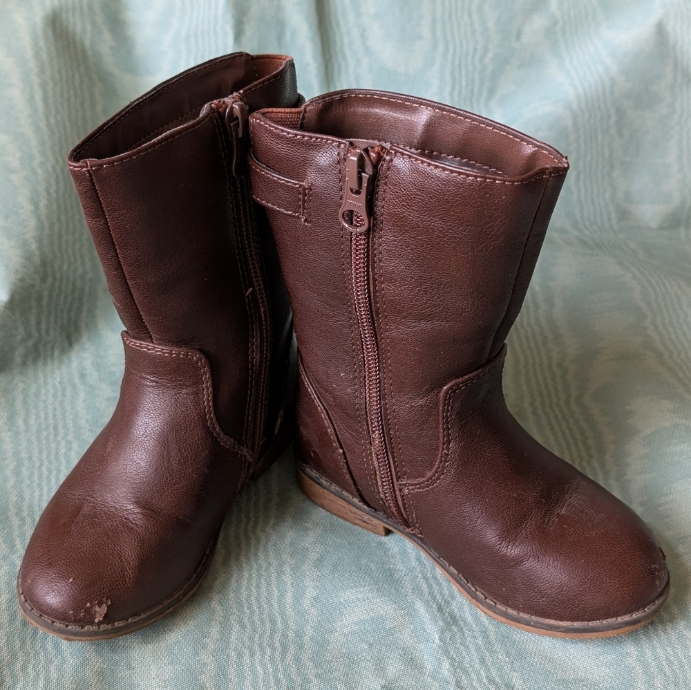 Box#28 😍 5 For $25 😍 Cat & Jack Brown Kids Boots